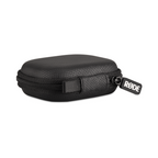 Rode Lavalier II premium studio microphone clipped to clothing, close-up view of the lavalier microphone for professional audio recording