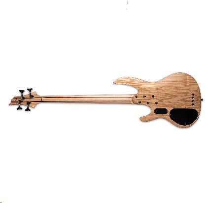 LTD B-204 4-String Bass Guitar Spalted Maple Natural Satin