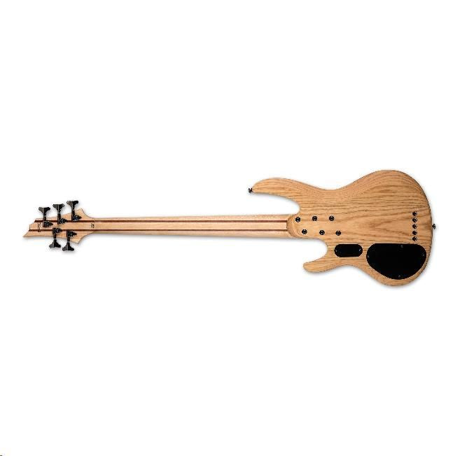 LTD B-205 5-String Bass Guitar Spalted Maple Natural Satin