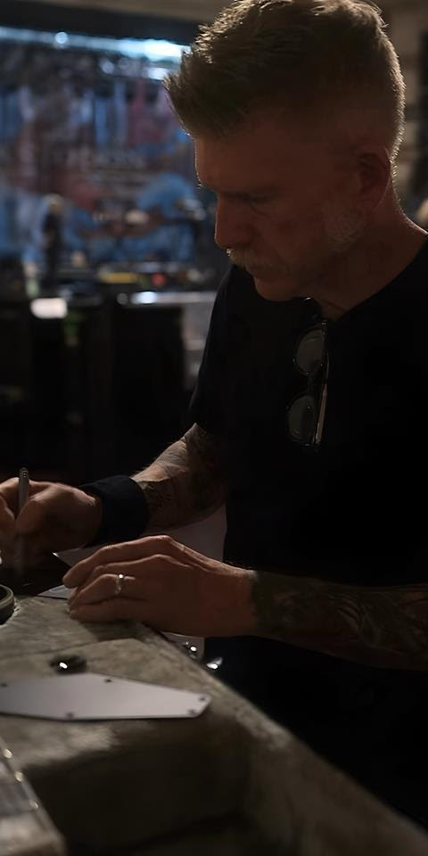 LTD Bill Kelliher 600 Electric Guitar in Vintage Silver Sunburst *SIGNED BY BILL KELLIHER*