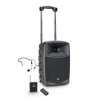 LD Systems RoadBuddy 10 Inch 480W Portable Speaker with Wireless Headset B5 Frequency  (584 ‚Äì 607 MHz)