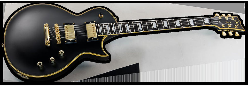 LTD EC-1000 Electric Guitar in Vintage Black with Seymour Duncan Pickups &