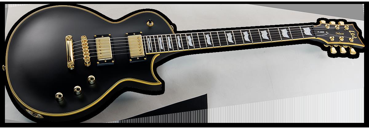 LTD EC-1000 Electric Guitar in Vintage Black with Seymour Duncan Pickups &