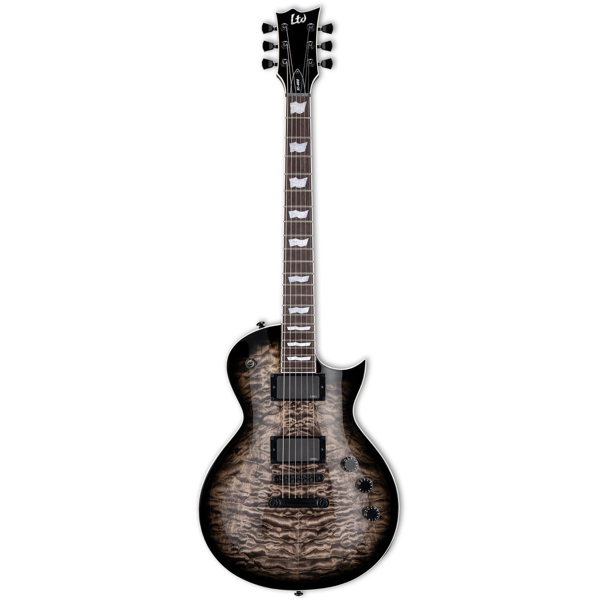 ESP LTD Eclipse 400 Quilted Maple Electric Guitar - See Thru Black Sunburst