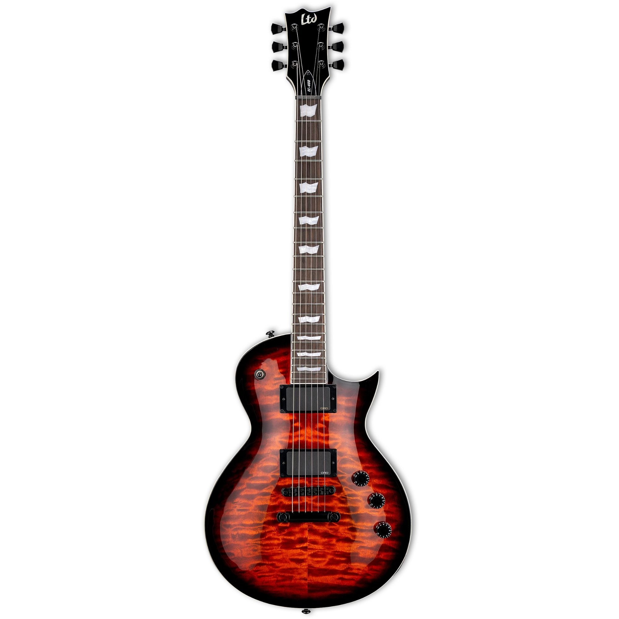 ESP LTD Eclipse 400 Quilted Maple Electric Guitar - Vintage Burst