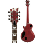 LTD EC401 Quilted Maple Electric Guitar - See Thru Black Cherry