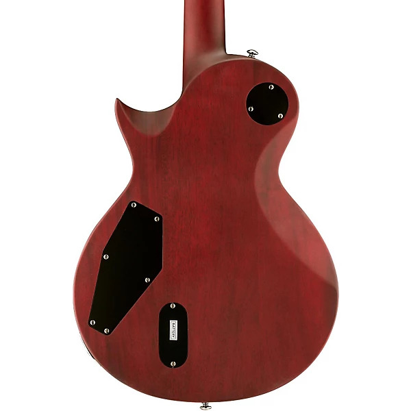 LTD EC401 Quilted Maple Electric Guitar - See Thru Black Cherry