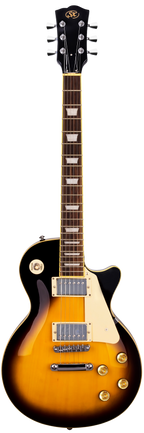 SX LEE3VS Les Paul Style Electric Guitar in Vintage Sunburst