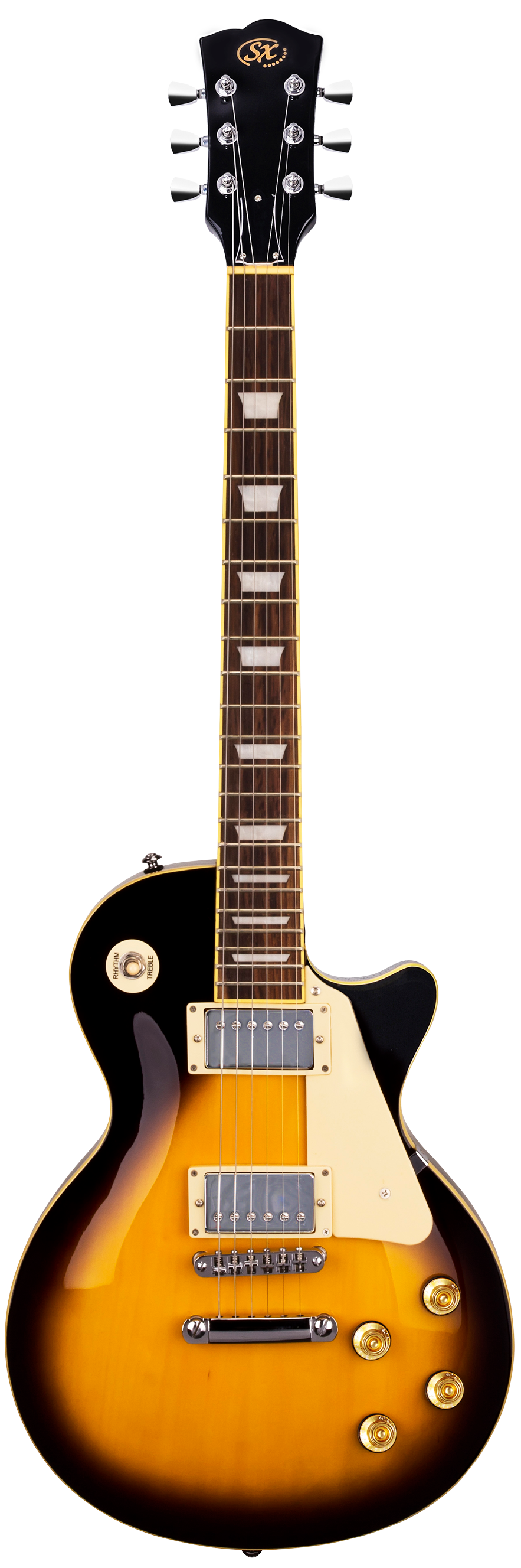 SX LEE3VS Les Paul Style Electric Guitar in Vintage Sunburst