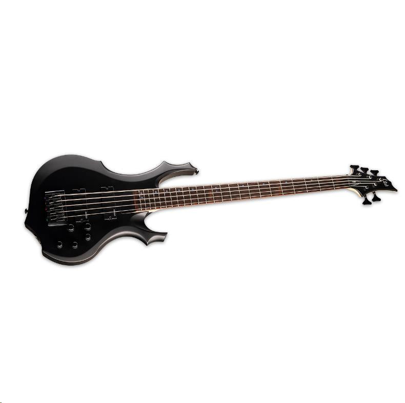 LTD F-205 F-Series 5-String Bass Guitar Black Satin