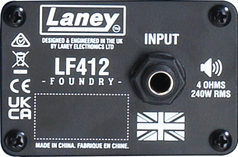 Laney Lionheart Foundry Series 4x12 Guitar Speaker Cabinet (240w)
