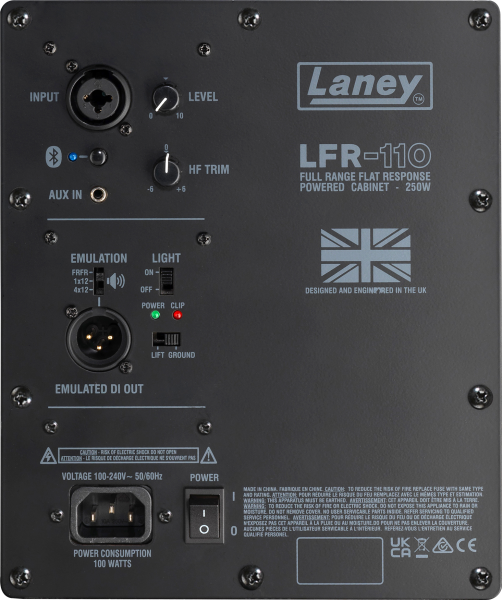 Laney Powered FRFR Guitar Amplifier Speaker Cabinet (125w)
