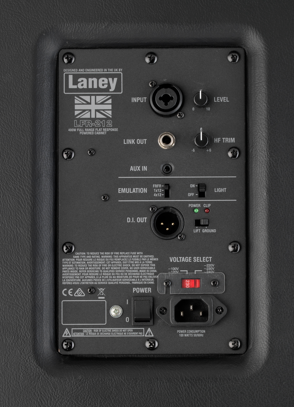 Laney Powered Guitar Cab 2x12 800W