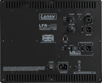 Laney LFR-412 Full Range Flat response 2600 W Powered Cabinet
