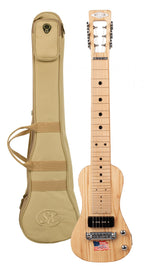 Sx Essex LG22N Ash Series 6 String Lap Steel Guitar - Natural Satin