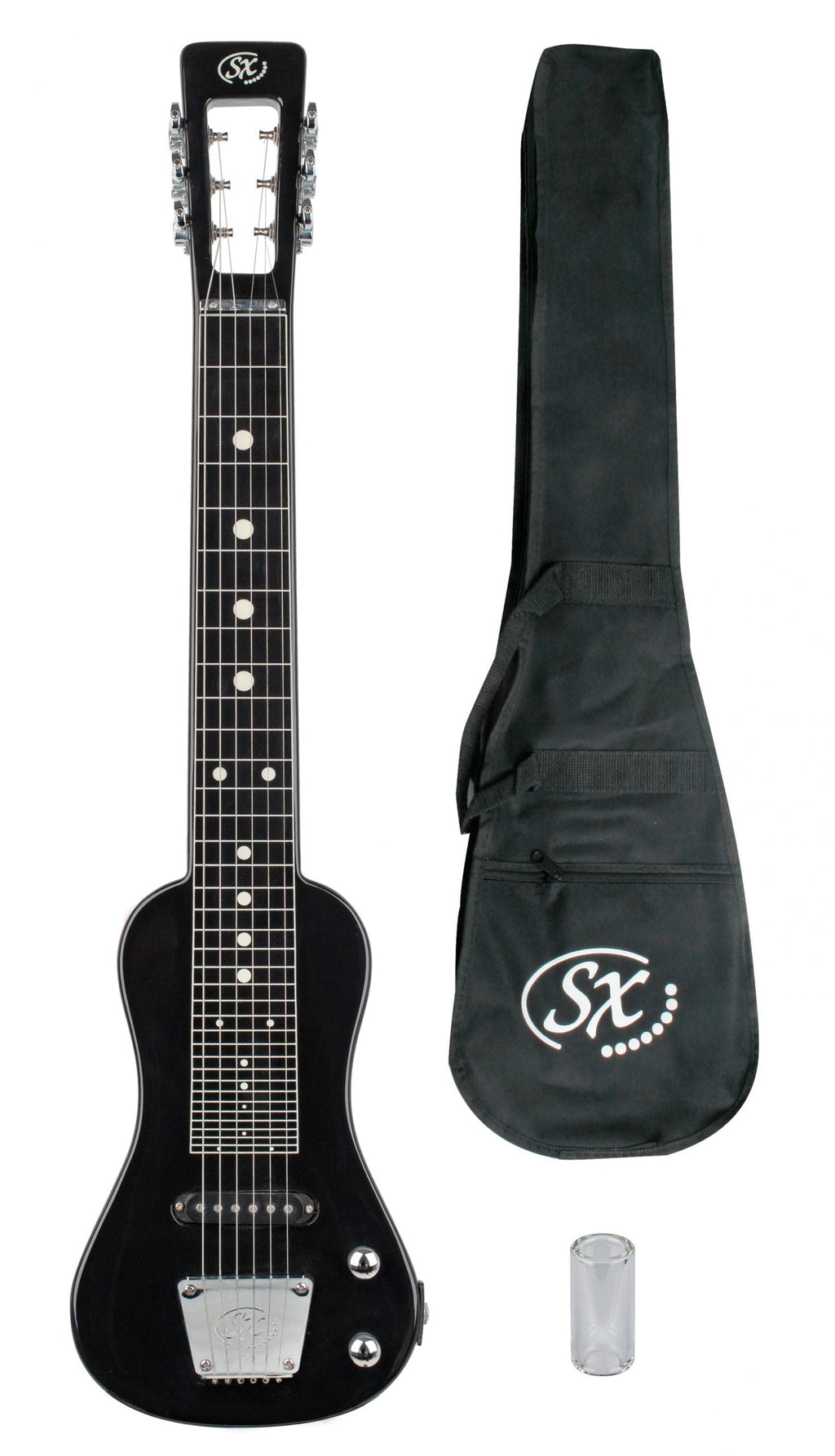 SX Essex LG3 Lap Steel Guitar in Black with Bag