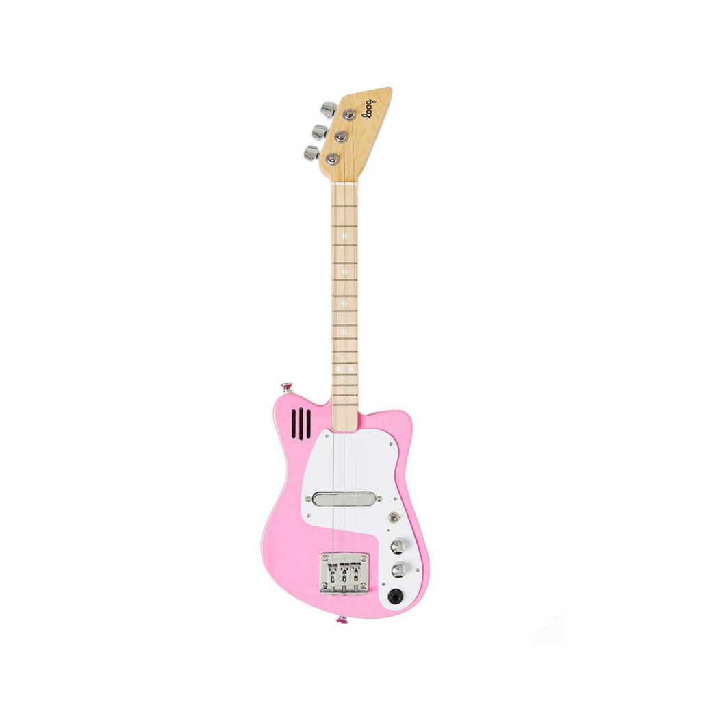 Loog Mini Children's Electric Guitar in Pink
