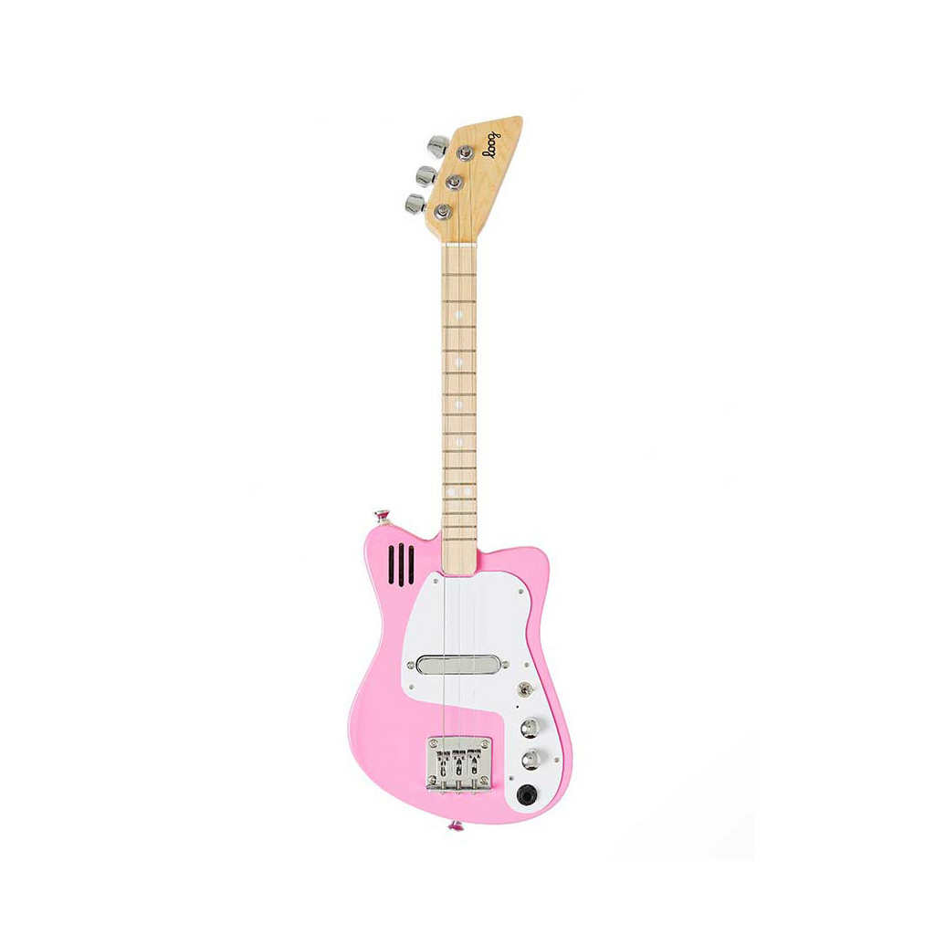 Loog Mini Children's Electric Guitar in Pink