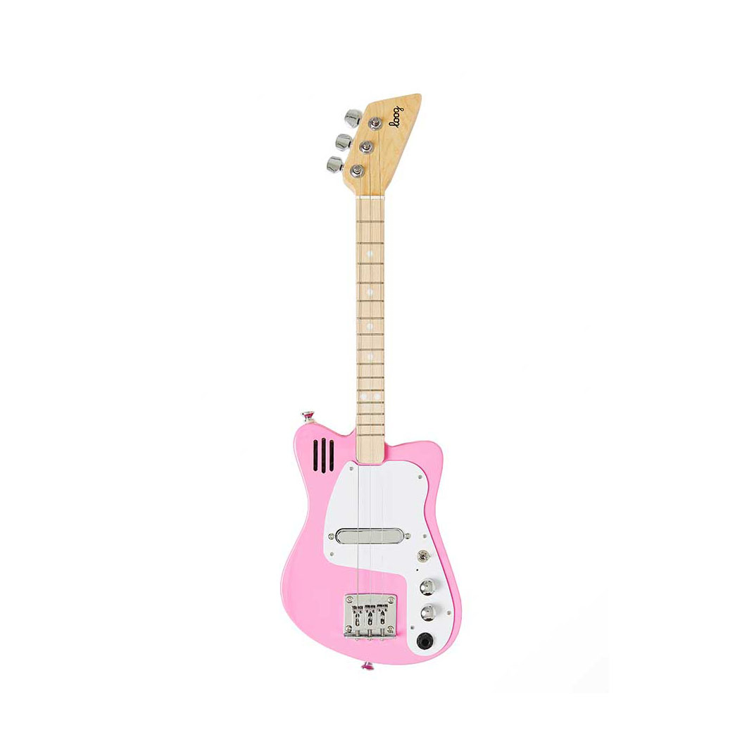Loog Mini Children's Electric Guitar in Pink