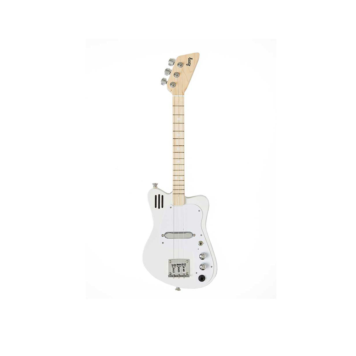 Loog Mini Children's Electric Guitar in White