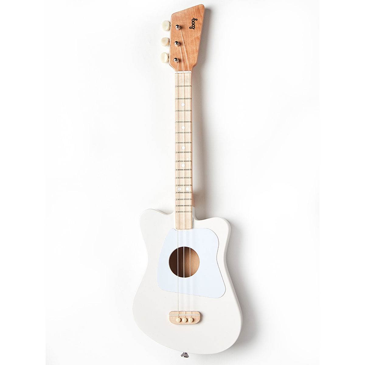 Loog Mini Children's Acoustic Guitar in White