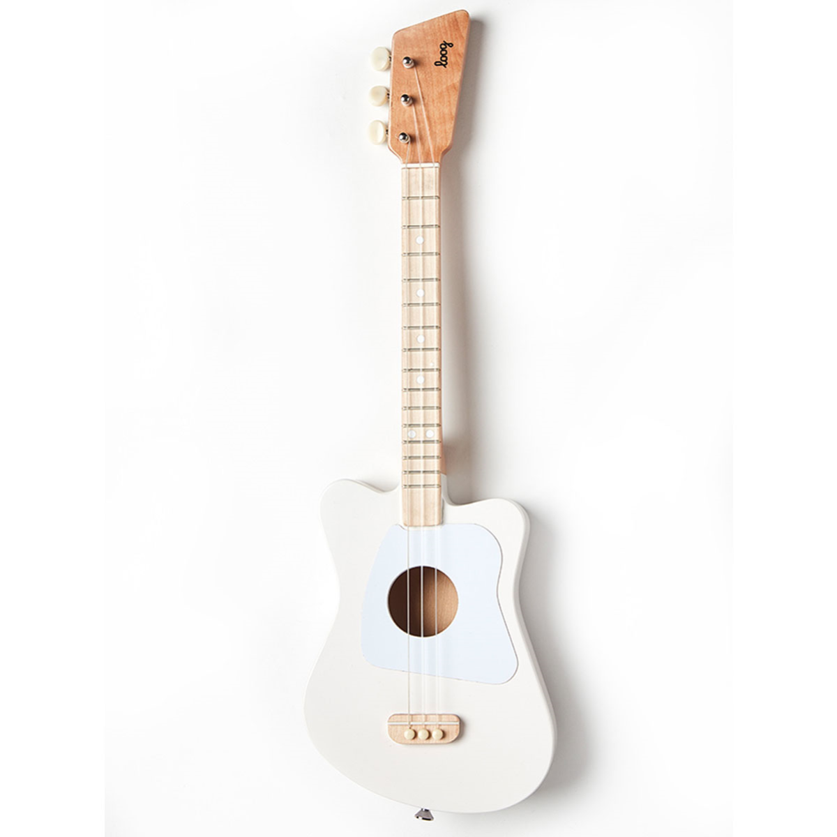 Loog Mini Children's Acoustic Guitar in White
