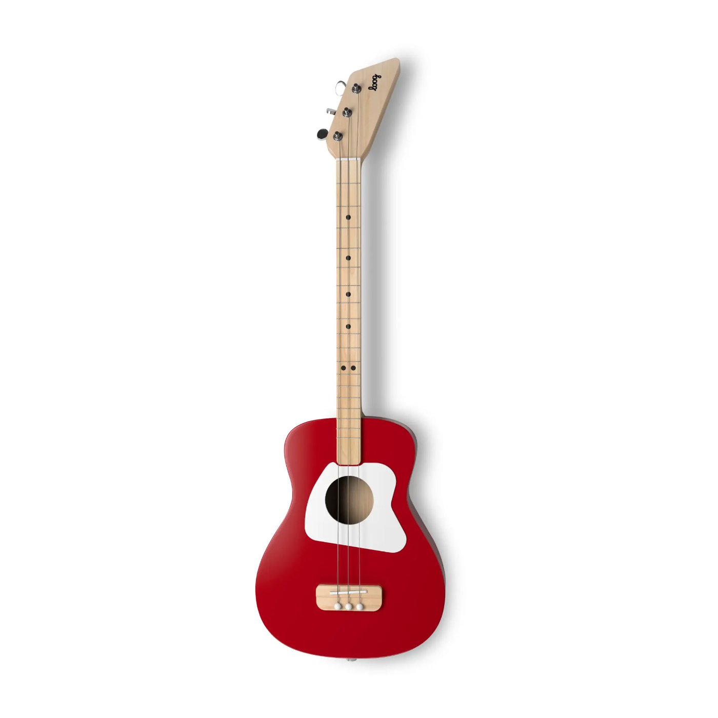 Loog Pro Children's Acoustic Guitar in Red