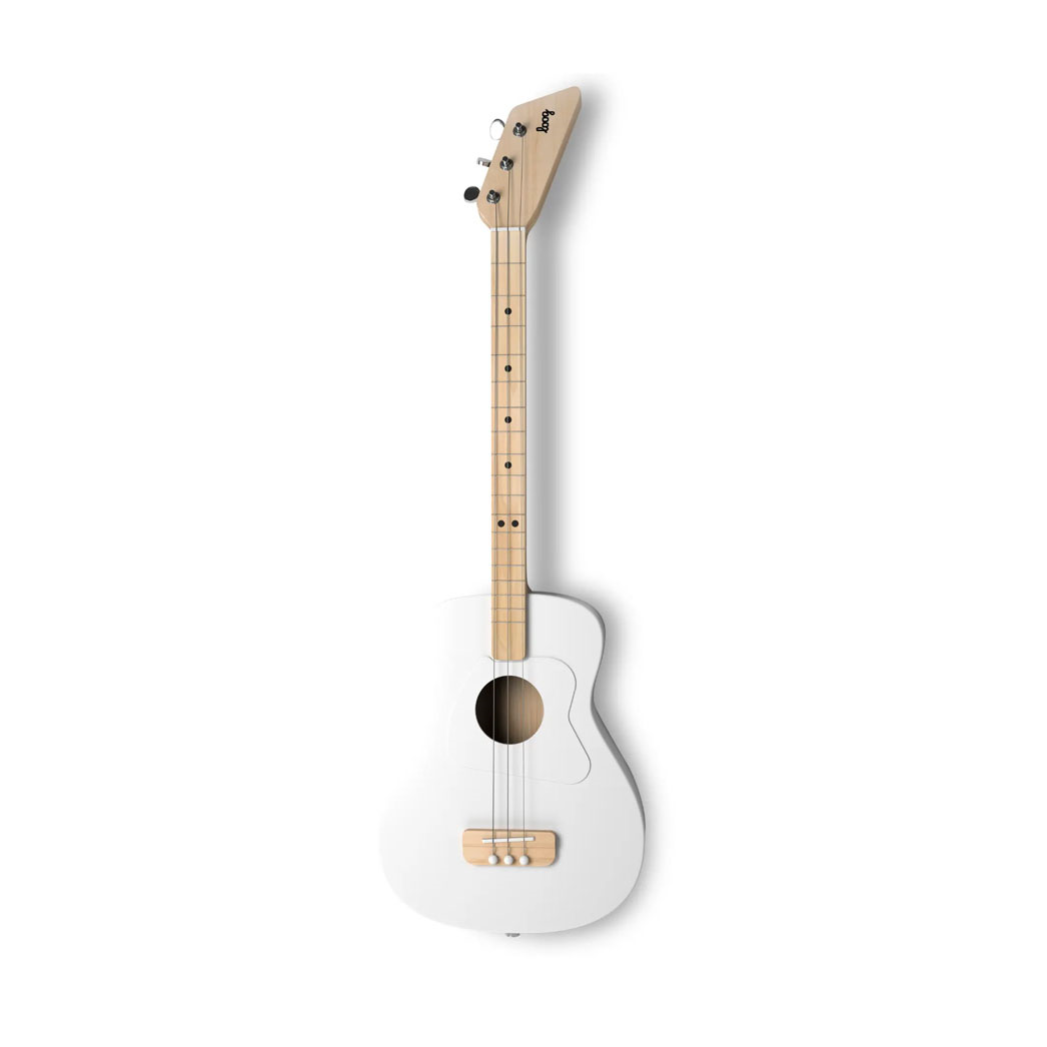 Loog Pro Children's Acoustic Guitar in White
