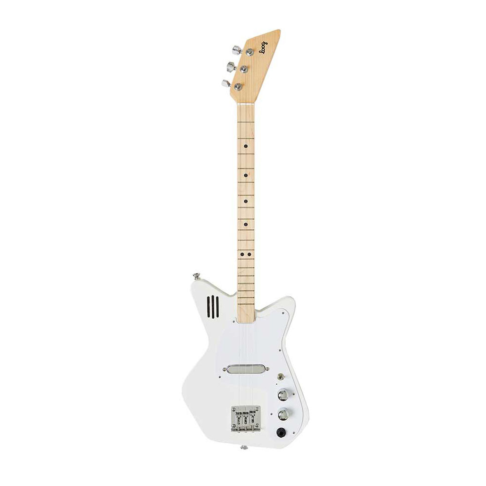 Loog Pro Children's Electric Guitar in White
