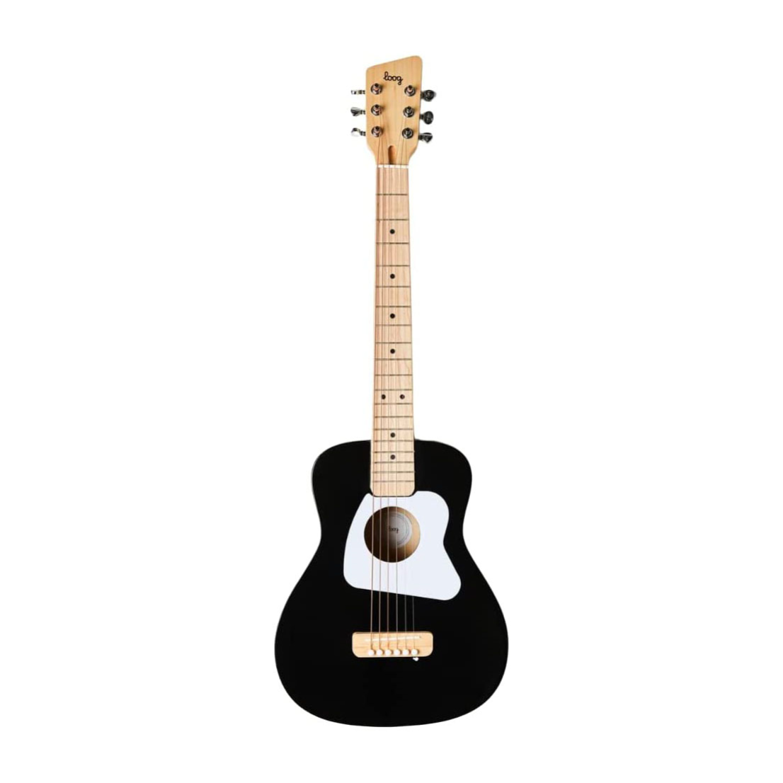 Loog Pro VI Children's Acoustic Guitar in Black