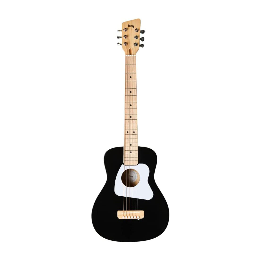 Loog Pro VI Children's Acoustic Guitar in Black