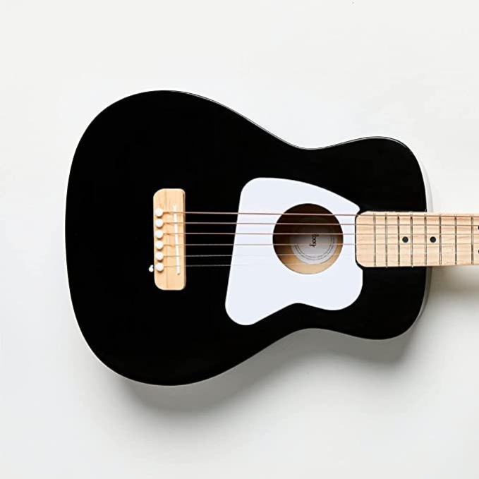 Loog Pro VI Children's Acoustic Guitar in Black