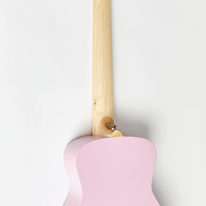 Loog Pro VI Children's Acoustic Guitar in Pink
