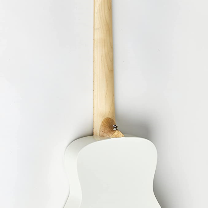 Loog Pro VI Children's Acoustic Guitar in White