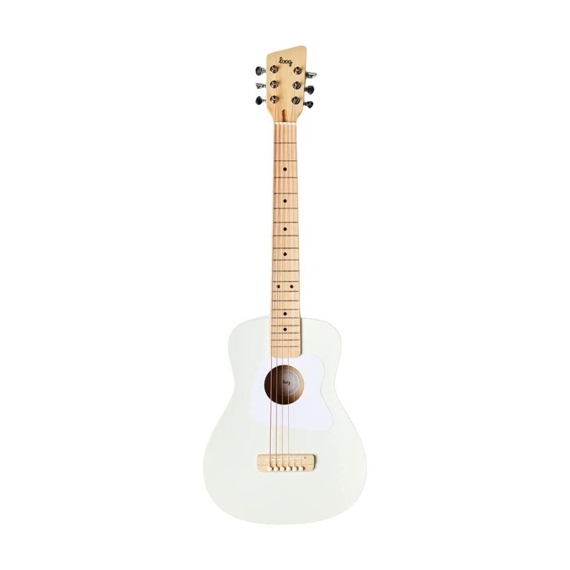 Loog Pro VI Children's Acoustic Guitar in White
