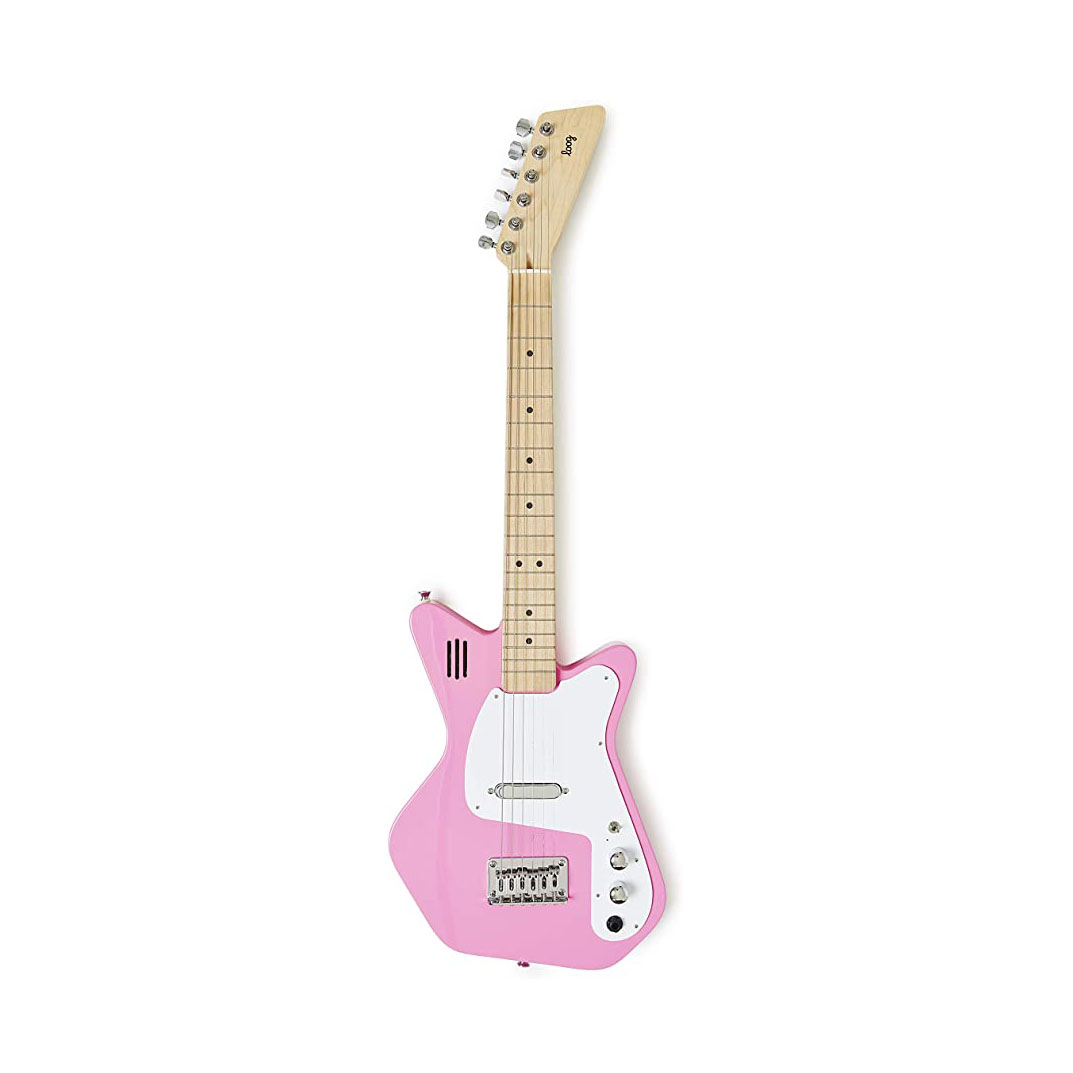 Loog Pro VI Children 's Electric Guitar in Pink