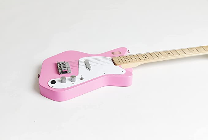 Loog Pro VI Children 's Electric Guitar in Pink