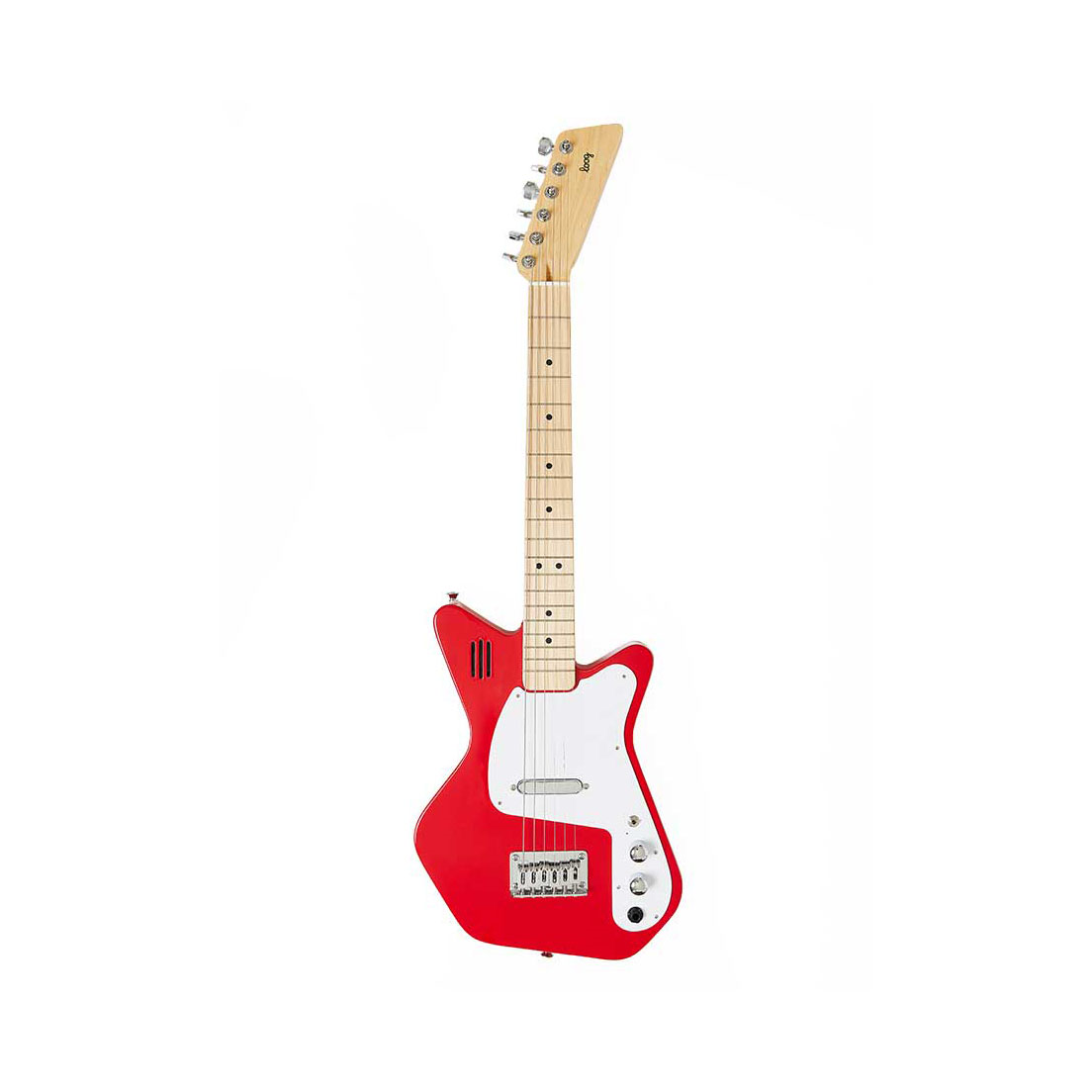 Loog Pro VI Children's Electric Guitar in Red