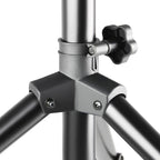 Adam Hall SPS023 Aluminium Speaker Stand Black 5 Step Adjustable