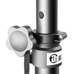 Adam Hall SPS023 Aluminium Speaker Stand Black 5 Step Adjustable