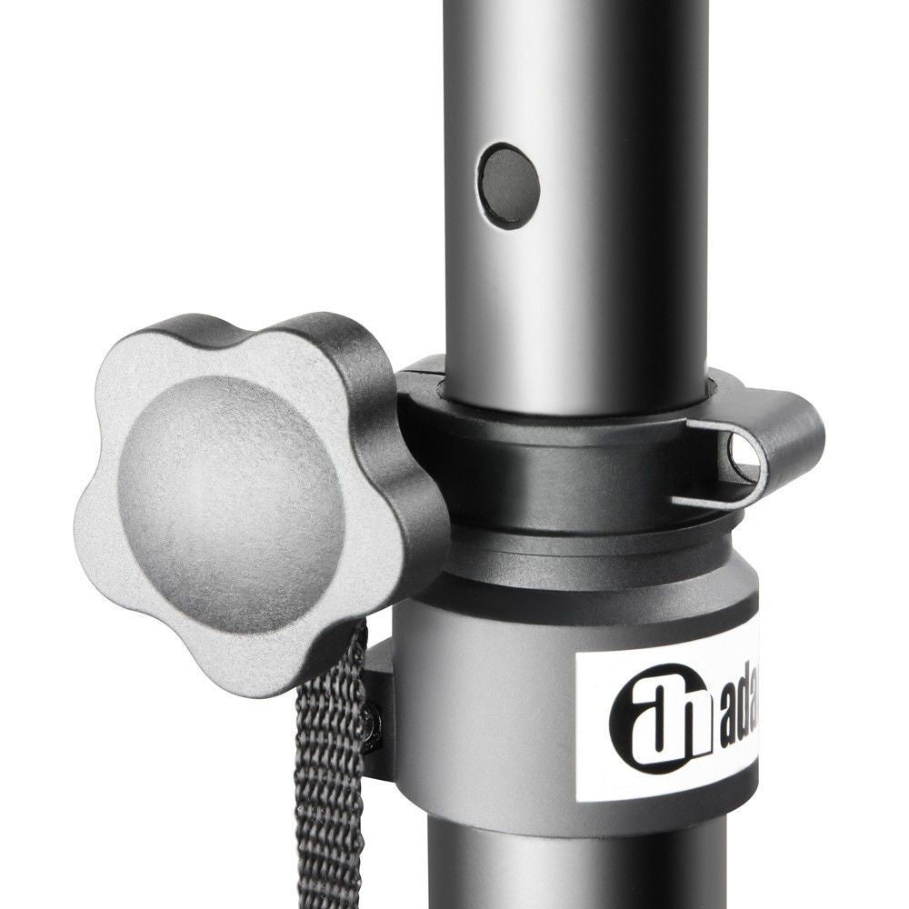 Adam Hall SPS023 Aluminium Speaker Stand Black 5 Step Adjustable