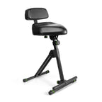 Gravity GFMSEAT1BR Adjustable Musicians Stool with Back Rest - Supports up to 100kg