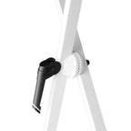 Gravity GKSX2W Double Braced X-Frame Keyboard Stand in White