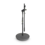 Gravity MS2222B Short Microphone Stand with Round Base & 2 Point Adjusting Tele Boom