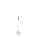Gravity GMS23W Round Base Microphone Stand in White