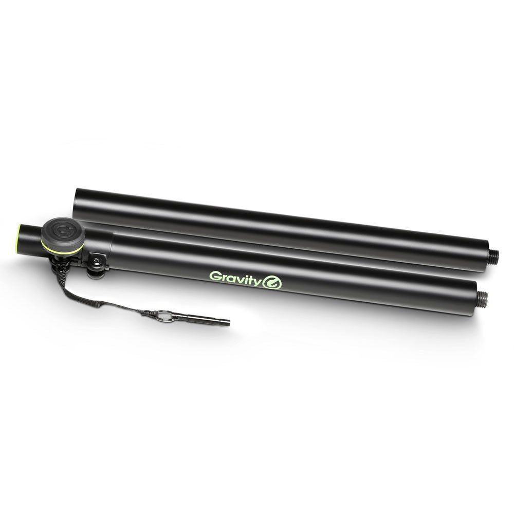 Gravity SP2332TPB Two Part Speaker Pole 35 mm to M20 1400 mm