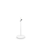 Gravity SSPWBSET1W White Loudspeaker Stand With Base & Cast Iron Weight Plate