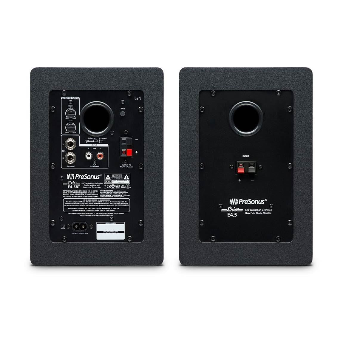 PreSonus Eris E4.5BT 4.5 inch Studio Monitor Speakers with Bluetooth - Pair