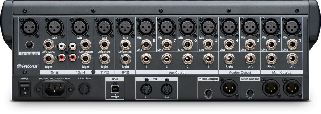 PreSonus StudioLive 1602 USB 16 Channel Digital Mixer