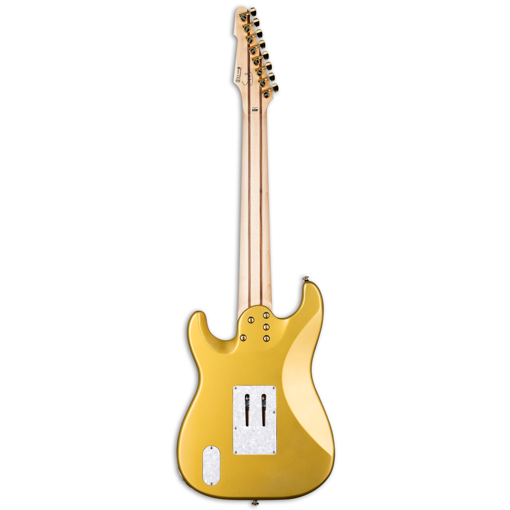 LTD Javier Reyes V8 Electric Guitar in Metallic Gold